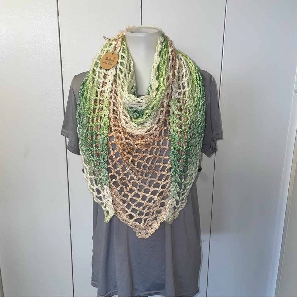 Handmade Crochet Shawl/ scarf